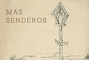 Portada de »Más senderos (poesías)», de Adelina Gurrea Monasterio, Madrid, 1967.