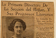 Adelina Gurrea Monasterio en  «La Vanguardia» (1930).