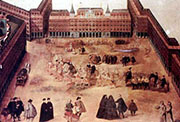 Plaza Mayor de Madrid en el siglo XVII, escenario de fiestas, autos de fe y representaciones de autos