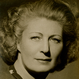 Elisabeth Mulder a mediados de la década de 1930. Fuente: Imagen cortesía de Enrique Dauner (archivo personal).