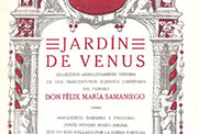Portada de «El jardín de Venus» (Madrid, 1921).