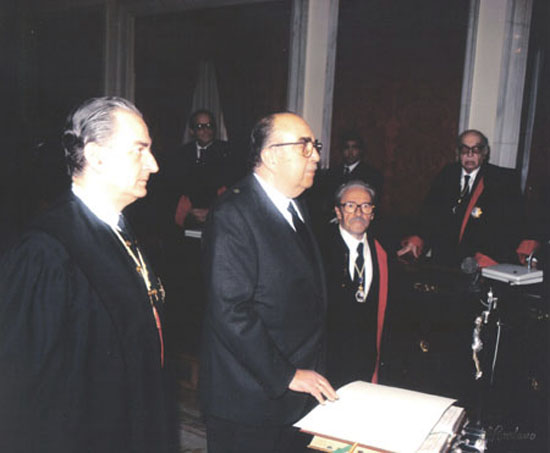 1992. En su toma de posesión como “Consejero Nato” del Consejo de Estado.