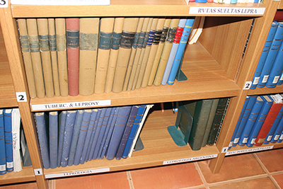 Libros de registro del Archivo de Fontilles. Fuente: Proyecto Fontilles Heritage.