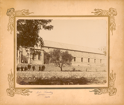 Pabellón Virgen de los Desamparados, poco después de su inauguración en 1909. Archivo Fotográfico de Fontilles, g-21.