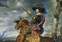 «Gaspar de Guzmán, conde-duque de Olivares, a caballo», por Diego Velázquez.