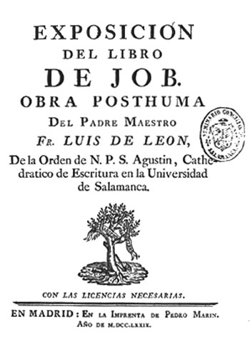Exposición del Libro de Job, 1779