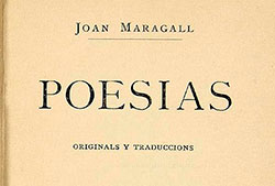 «Poesias». Barcelona Ilustració Catalana 1891.