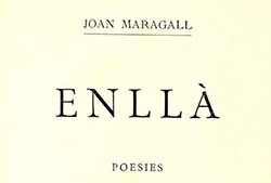 «Enllà». Reproducció digital de l'edició de Barcelona, Tip. L'Avenç, 1906. Font: Biblioteca de Catalunya.