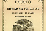 Portada de «Fausto», Buenos Aires, 1866