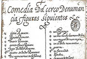 Portada del manuscrito de «La Numancia» (Ms. 15000-29 BNE).