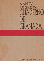 Portada de «Cuaderno de Granada», La Habana, Casa de las Américas, 1984