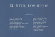 Portada de «El mito, los mitos». Madrid, 2002.