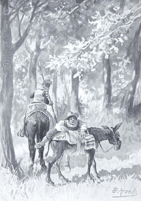 subieron luego á caballo, diéronse priesa por llegar á poblado antes que anocheciese: