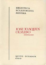 José Joaquín Olmedo : epistolario