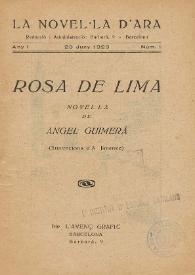 Rosa de Lima : novel·la
