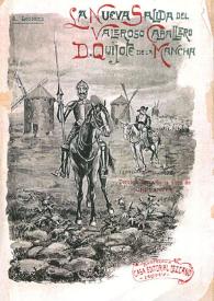 La nueva salida del valeroso caballero D. Quijote de la Mancha : tercera parte de la obra de Cervantes