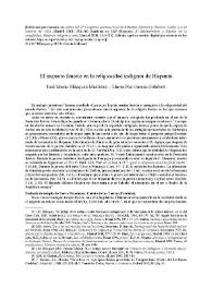 El impacto fenicio en la religiosidad indígena de Hispania