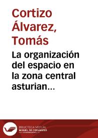 La organización del espacio en la zona central asturiana. Algunas observaciones