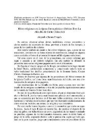 Ritos religiosos en la época ibero-púnica o Ibérico II en La Alcudia de Elche (Alicante)