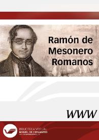 Ramón de Mesonero Romanos