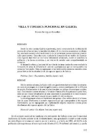 Villa y comarca funcional en Galicia