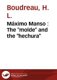 Máximo Manso : The 