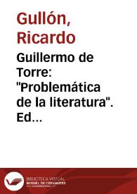 Guillermo de Torre: 