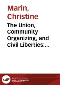 The Union, Community Organizing, and Civil Liberties: Clinton Jencks, 