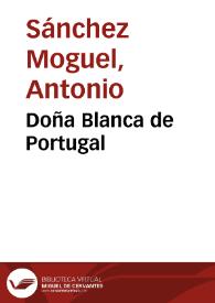 Doña Blanca de Portugal
