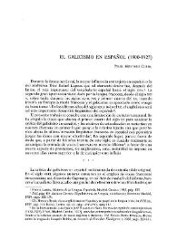 El galicismo en español : (1900-1925)