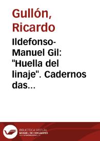 Ildefonso-Manuel Gil: 