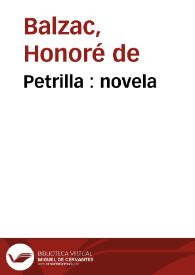 Petrilla : novela