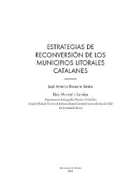 Estrategias de reconversión de los municipios litorales catalanes