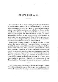 Noticias. Boletín de la Real Academia de la Historia, tomo 28 (abril 1896). Cuaderno IV