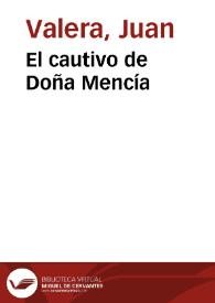 El cautivo de Doña Mencía