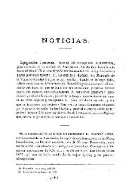Noticias. Boletín de la Real Academia de la Historia, tomo 30 (febrero 1897). Cuaderno II