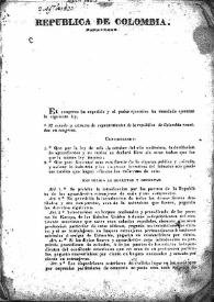 Decreto sobre la prohibición de entrada en puerto de aguardientes extranjeros (Bogotá, 2 de agosto de 1823)