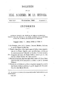 Catálogo sucinto de censuras de obras manuscritas, pedidas por el consejo a la Real Academia de la Historia antes de acordar las licencias de impresión