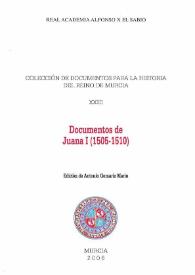 Documentos de Juana I (1505-1510)