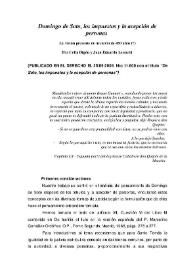 Domingo de Soto, los impuestos y la acepción de personas. La visión presente de un texto de 450 años