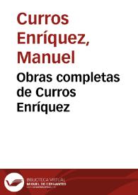 Obras completas de Curros Enríquez