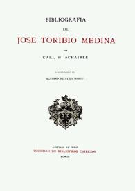 Bibliografía de José Toribio Medina