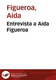 Entrevista a Aida Figueroa