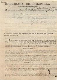 [Decreto de honores a Bolívar y ejército vencedor de Junín y Ayacucho. Bogotá, 12 de febrero de 1825]