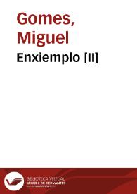Enxiemplo [II]