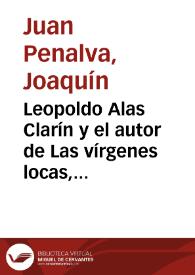 Leopoldo Alas Clarín y el autor de 