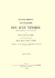 Las mocedades de Don Juan Tenorio : apropósito lírico-cómico-dramático, en dos actos y en verso