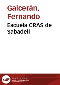 Escuela CRAS de Sabadell
