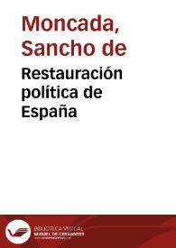 Restauración política de España