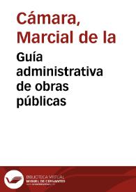 Guía administrativa de obras públicas